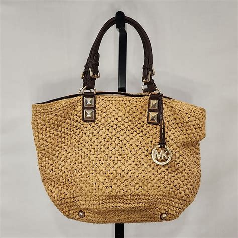 michael kors santorini straw tote|Best 25+ Deals for Michael Kors Santorini Straw Bag .